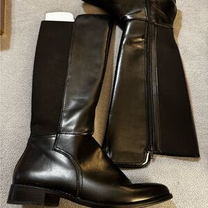 G.H. Bass & Co. Black Over the Knee Boots